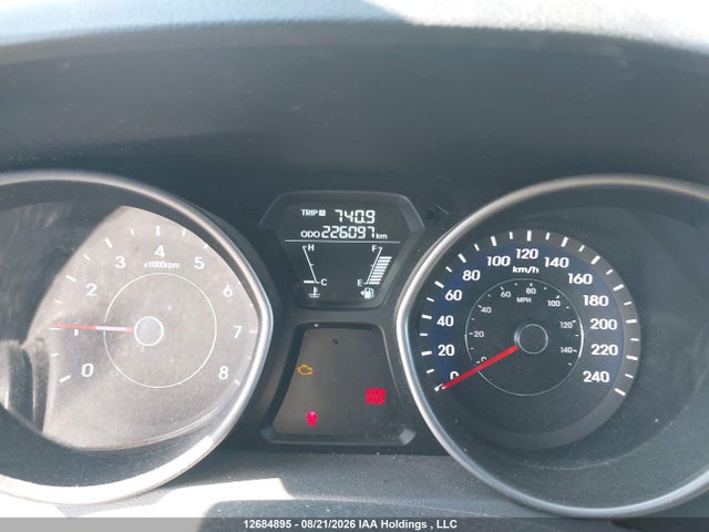 2013 Hyundai Elantra Gls მანქანა იყიდება აუქციონზე, vin: 5NPDH4AE6DH204337, აუქციონის ნომერი: 12684895