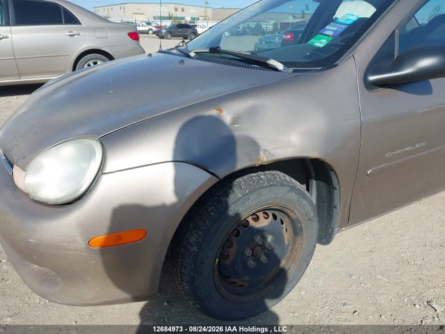 2000 Chrysler Neon Le მანქანა იყიდება აუქციონზე, vin: 1C3ES46C7YD802921, აუქციონის ნომერი: 12684973