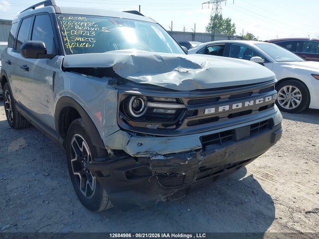 Продажа на аукционе авто 2022 Ford Bronco Sport Big Bend, vin: 3FMCR9B62NRD69213, номер лота: 12684986