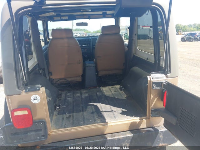 2000 Jeep Wrangler / Tj Sport მანქანა იყიდება აუქციონზე, vin: 1J4FA49S2YP744201, აუქციონის ნომერი: 12685026