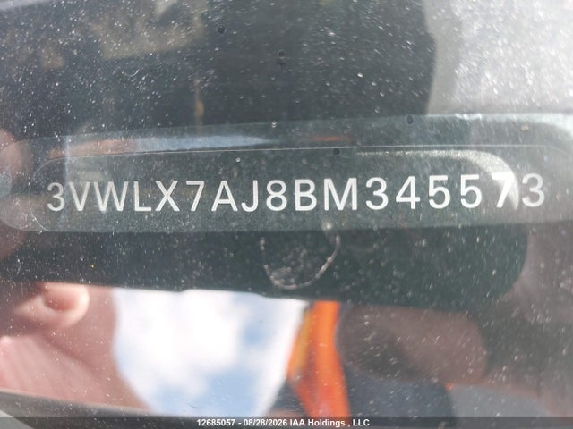 12685057 :رقم المزاد ، 3VWLX7AJ8BM345573 vin ، 2011 Volkswagen Jetta 2.5l Highline مزاد بيع