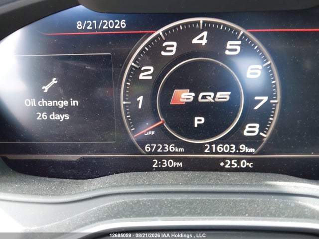 WA1B4AFY6K2094015 Audi Sq5 3.0t Premium