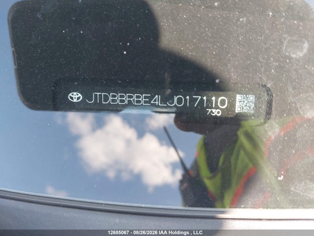 JTDBBRBE4LJ017110 Toyota Corolla Hybrid