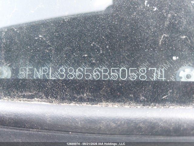 Aukcja sprzedaży 2006 Honda Odyssey Exl, vin: 5FNRL38656B505874, numer aukcji: 12685074