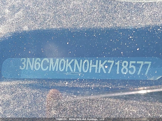 3N6CM0KN0HK718577 Nissan Nv200 2.5s/2.5sv