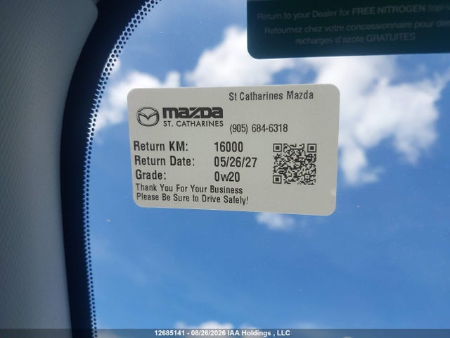 Aukcja sprzedaży 2026 Mazda Cx -5 Gt 4dr Awd, vin: JM3KMCHA2T0125167, numer aukcji: 12685141