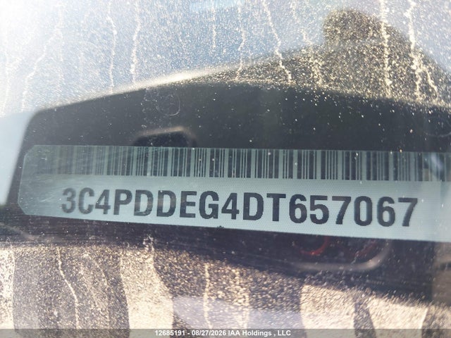 12685191 :رقم المزاد ، 3C4PDDEG4DT657067 vin ، 2013 Dodge Journey R/t Rallye مزاد بيع