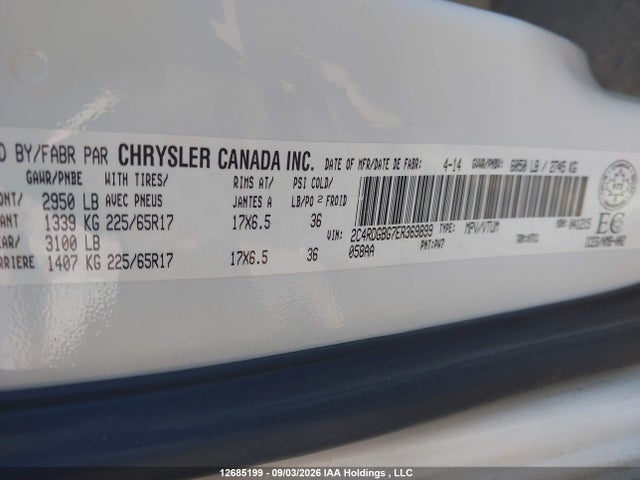 Продаж на аукціоні авто 2014 Dodge Grand Caravan Se, vin: 2C4RDGBG7ER369899, номер лоту: 12685199