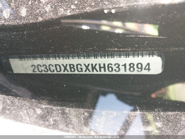 Aukcja sprzedaży 2019 Dodge Charger Sxt, vin: 2C3CDXBGXKH631894, numer aukcji: 12685201