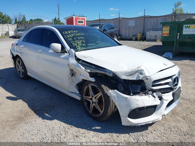 Auction sale of the 2016 Mercedes-benz C 300 4matic, vin: 55SWF4KB7GU169313, lot number: 12685202