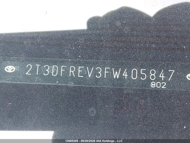 Toyota Rav4 Limited 2015 2T3DFREV3FW405847 Image 18