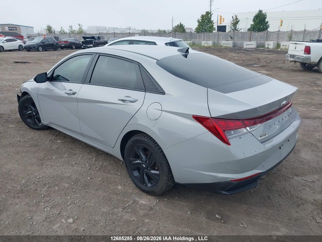 Hyundai Elantra Blue 2021 KMHLM4AJ2MU004903 Image 3