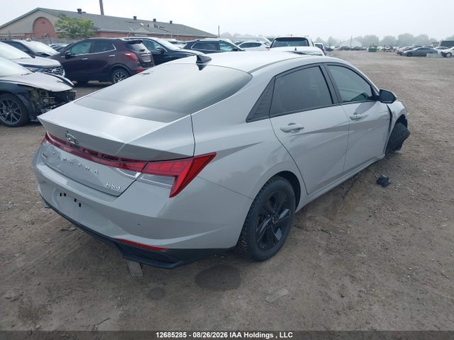 Hyundai Elantra Blue 2021 KMHLM4AJ2MU004903 Image 4