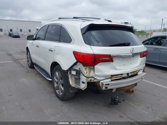 2014 Acura Mdx Elite Package მანქანა იყიდება აუქციონზე, vin: 5FRYD4H83EB501402, აუქციონის ნომერი: 12685286