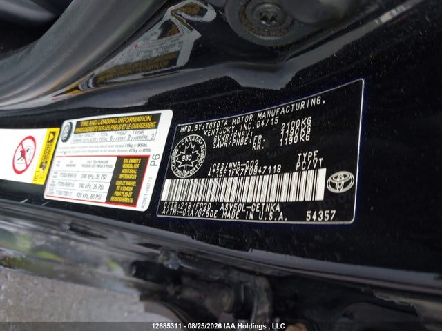 4T1BF1FK7FU947118 Toyota Camry Le/xle/se/xse