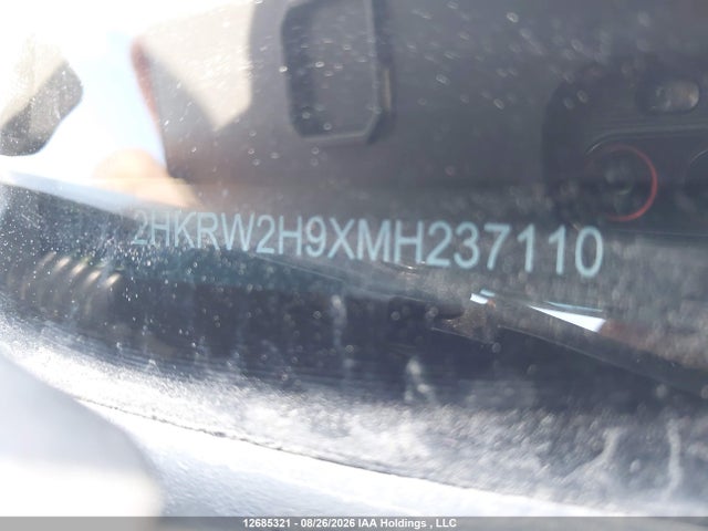2021 Honda Cr-v Black Edition/touring მანქანა იყიდება აუქციონზე, vin: 2HKRW2H9XMH237110, აუქციონის ნომერი: 12685321