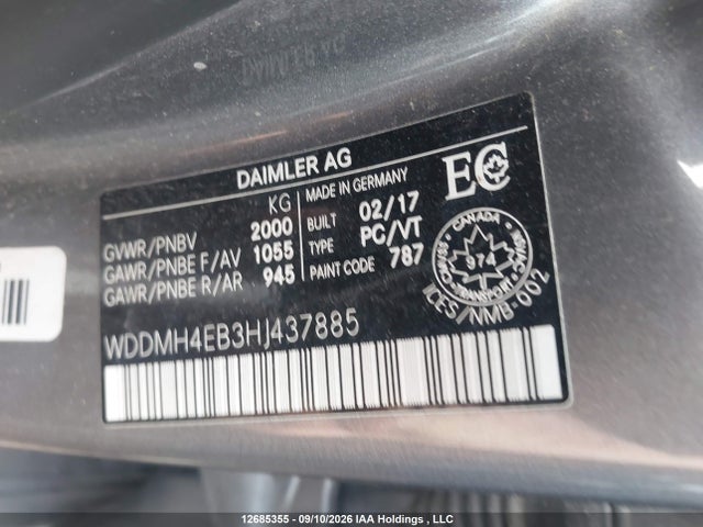 Mercedes-Benz B250 2017 WDDMH4EB3HJ437885 Image 9