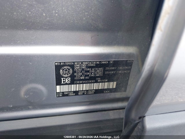 Toyota RAV4 LE 2025 2T3B1RFV4SC536303 Image 9