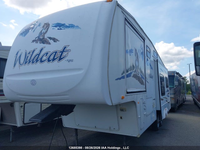2008 Forest River Wildcat 29rlb მანქანა იყიდება აუქციონზე, vin: 4X4FWCD268V018355, აუქციონის ნომერი: 12685398