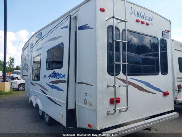 2008 Forest River Wildcat 29rlb მანქანა იყიდება აუქციონზე, vin: 4X4FWCD268V018355, აუქციონის ნომერი: 12685398
