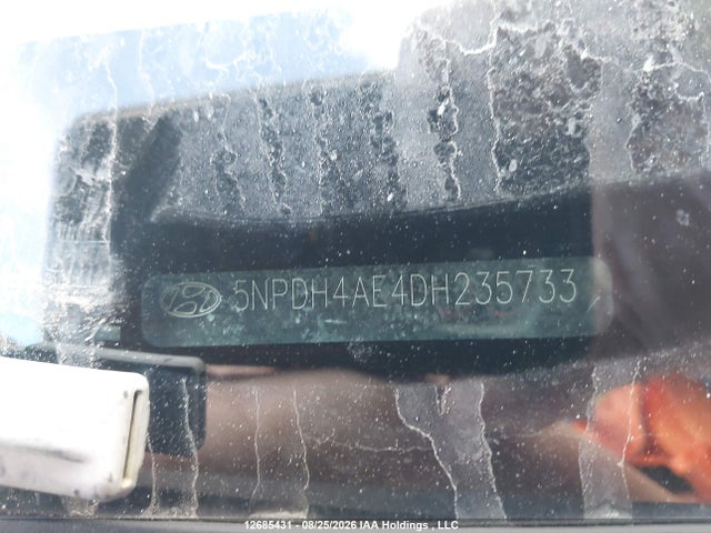2013 Hyundai Elantra Gls/limited მანქანა იყიდება აუქციონზე, vin: 5NPDH4AE4DH235733, აუქციონის ნომერი: 12685431