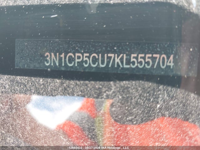 Aukcja sprzedaży 2019 Nissan Kicks S/sr/sv, vin: 3N1CP5CU7KL555704, numer aukcji: 12685433