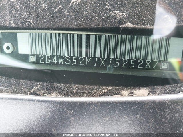 Aukcja sprzedaży 1999 Buick Century Custom, vin: 2G4WS52M1X1525287, numer aukcji: 12685456