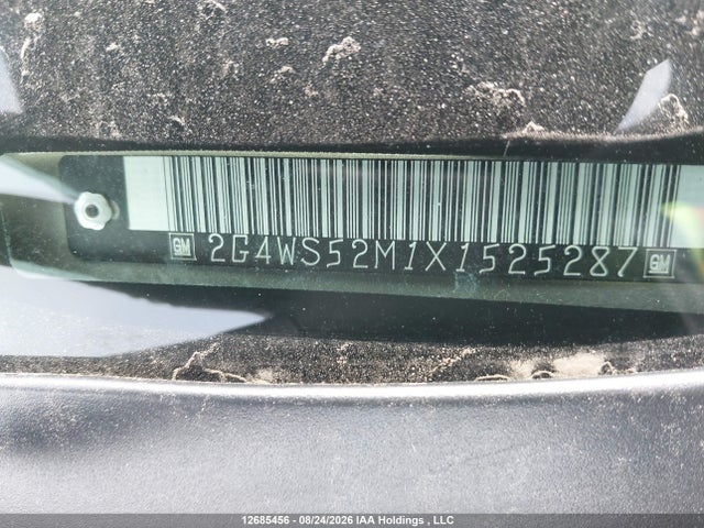 Aukcja sprzedaży 1999 Buick Century Custom, vin: 2G4WS52M1X1525287, numer aukcji: 12685456