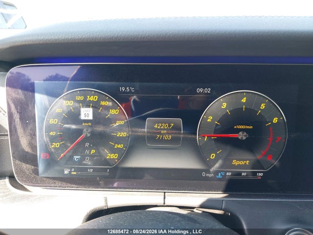 2018 Mercedes-benz E 400 4matic მანქანა იყიდება აუქციონზე, vin: WDD1J6GB2JF007502, აუქციონის ნომერი: 12685472