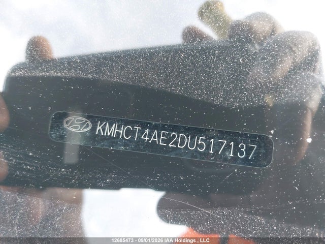 2013 Hyundai Accent Gl მანქანა იყიდება აუქციონზე, vin: KMHCT4AE2DU517137, აუქციონის ნომერი: 12685473