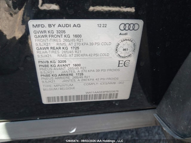 Audi E-tron Sportback Premium 2023 WA11AAGE8PB023575 Image 19