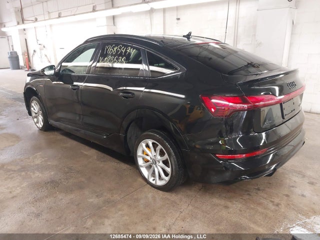 Aukcja sprzedaży 2023 Audi E-tron Sportback Premium, vin: WA11AAGE8PB023575, numer aukcji: 12685474