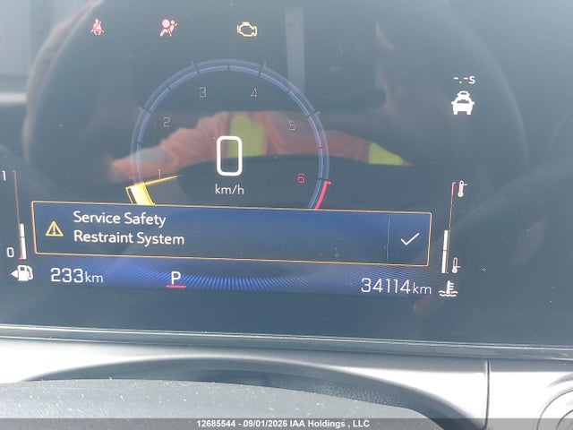 12685544 :رقم المزاد ، KL77LKE29SC016286 vin ، 2025 Chevrolet Trax مزاد بيع