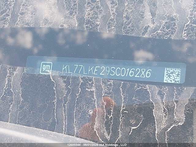 12685544 :رقم المزاد ، KL77LKE29SC016286 vin ، 2025 Chevrolet Trax مزاد بيع