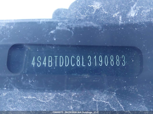 2020 Subaru Outback Touring მანქანა იყიდება აუქციონზე, vin: 4S4BTDDC8L3190883, აუქციონის ნომერი: 12685572