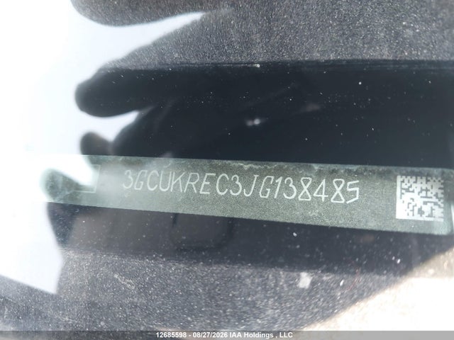 Продаж на аукціоні авто 2018 Chevrolet Silverado K1500 Lt, vin: 3GCUKREC3JG138485, номер лоту: 12685598