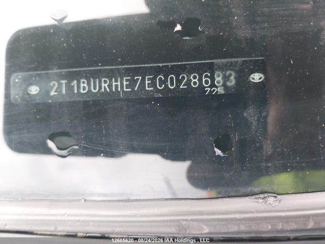 Продажа на аукционе авто 2014 Toyota Corolla L/le/le Pls/prm/s/s Pls, vin: 2T1BURHE7EC028683, номер лота: 12685620