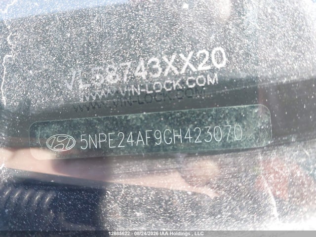 Hyundai SONATA GLS 2016 5NPE24AF9GH423070 Image 9