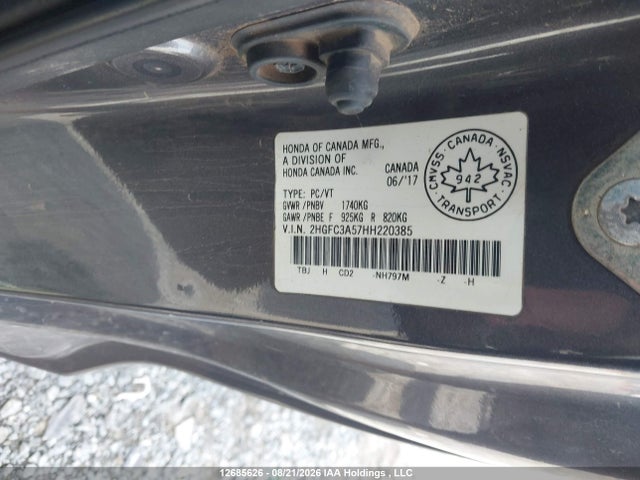 Honda Civic Si Si 2017 2HGFC3A57HH220385 Image 9