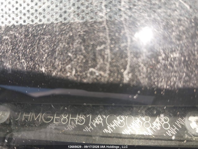 12685629 :رقم المزاد ، JHMGE8H51AC803848 vin ، 2010 Honda Fit Lx مزاد بيع