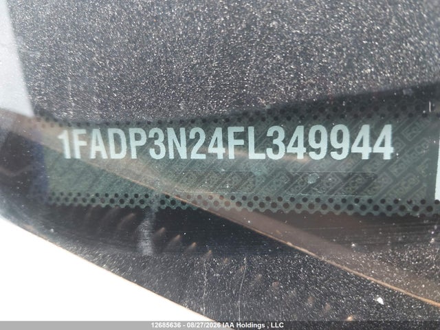 2015 Ford Focus Titanium მანქანა იყიდება აუქციონზე, vin: 1FADP3N24FL349944, აუქციონის ნომერი: 12685636