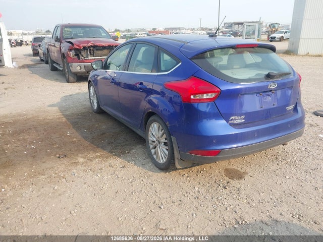2015 Ford Focus Titanium მანქანა იყიდება აუქციონზე, vin: 1FADP3N24FL349944, აუქციონის ნომერი: 12685636