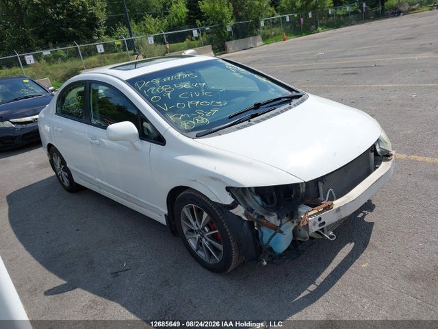 2009 Honda Civic Lx-s მანქანა იყიდება აუქციონზე, vin: 2HGFA166X9H019013, აუქციონის ნომერი: 12685649