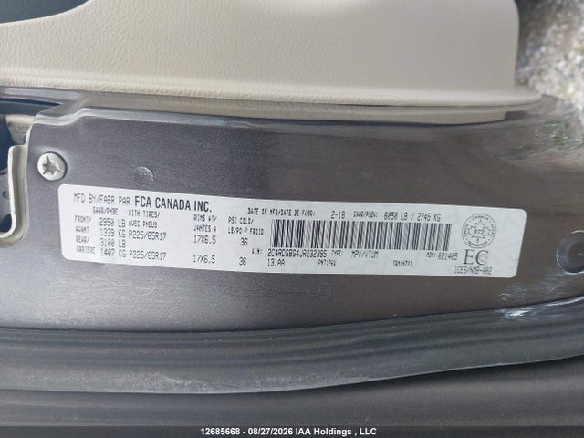 Продажа на аукционе авто 2018 Dodge Grand Caravan Se, vin: 2C4RDGBG4JR232395, номер лота: 12685668