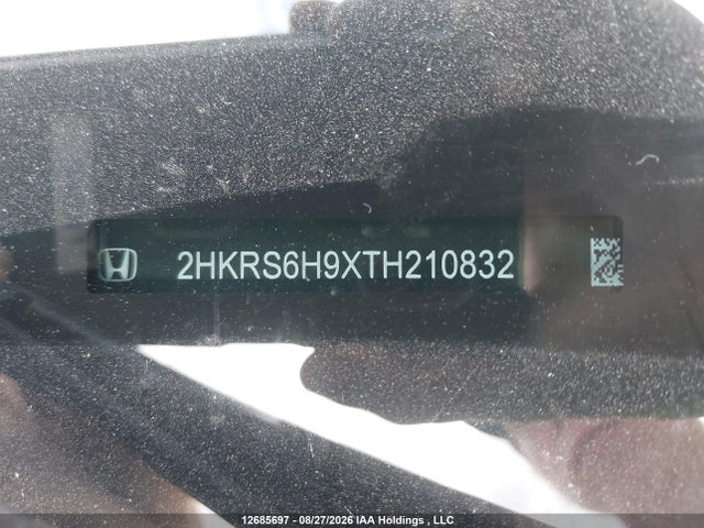 12685697 :رقم المزاد ، 2HKRS6H9XTH210832 vin ، 2026 Honda Cr-v مزاد بيع
