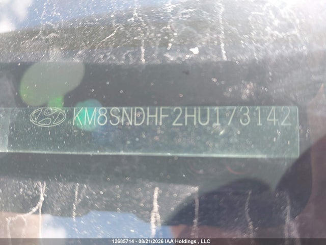 Aukcja sprzedaży 2017 Hyundai Santa Fe Se/limited, vin: KM8SNDHF2HU173142, numer aukcji: 12685714