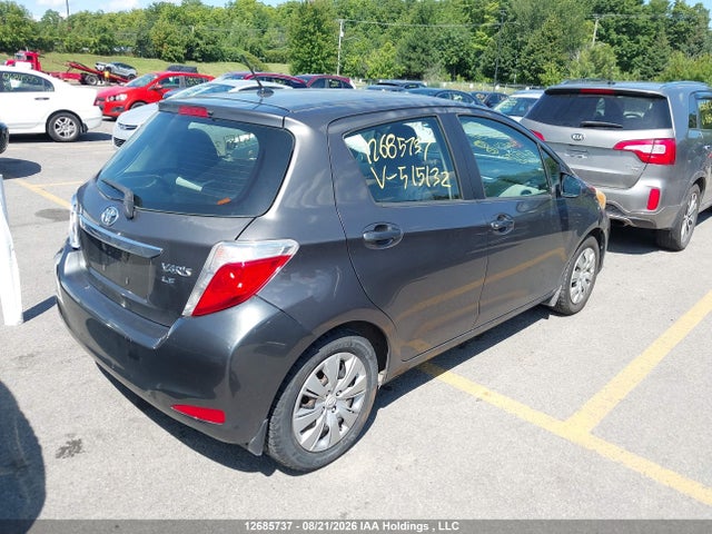 12685737 :رقم المزاد ، JTDKTUD33CD515132 vin ، 2012 Toyota Yaris مزاد بيع