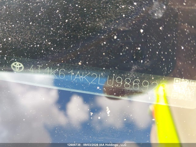 4T1K61AK2LU986928 Toyota CAMRY XSE