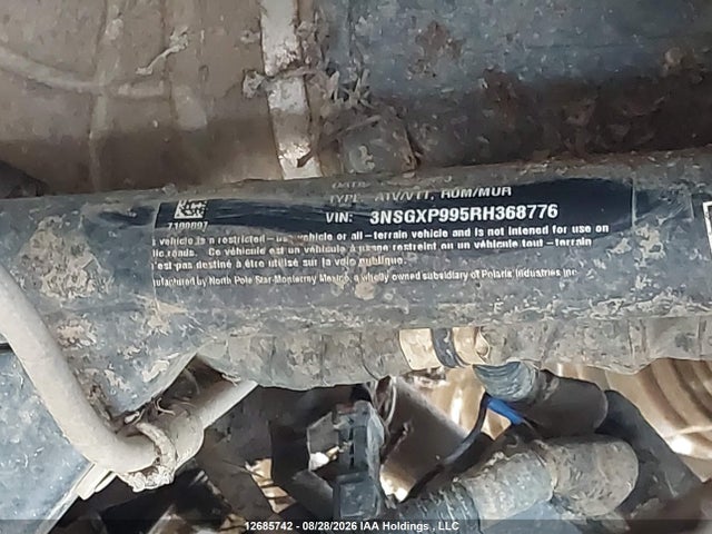 Polaris General Xp 1000 Premium 2024 3NSGXP995RH368776 Image 9