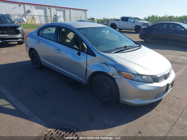 2012 Honda Civic Lx მანქანა იყიდება აუქციონზე, vin: 2HGFB2F44CH103515, აუქციონის ნომერი: 12685753